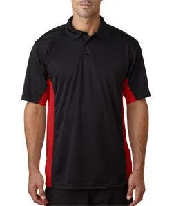 4440 Badger Adult BT5 Polo Black/ Red