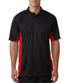 4440 Badger Adult BT5 Polo Black/ Red