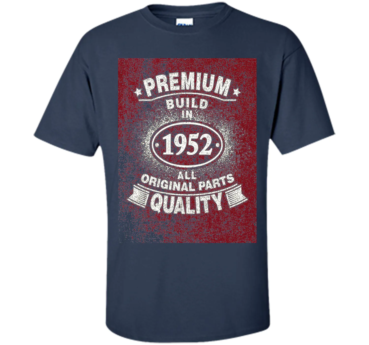 64 Years Old Build In 1952 Birthday Distressed Gift T-Shirt