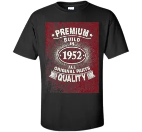 64 Years Old Build In 1952 Birthday Distressed Gift T-Shirt