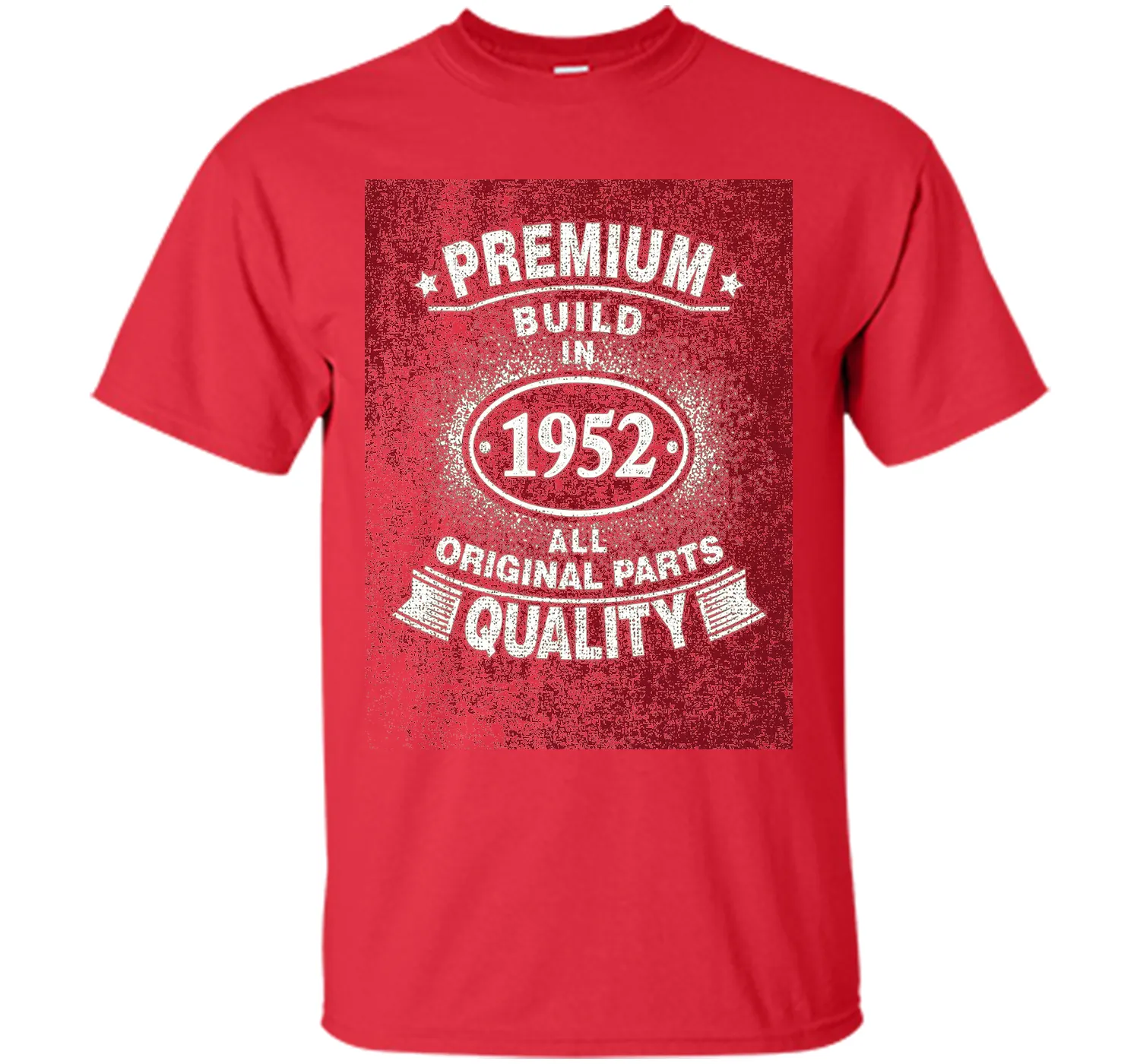 64 Years Old Build In 1952 Birthday Distressed Gift T-Shirt