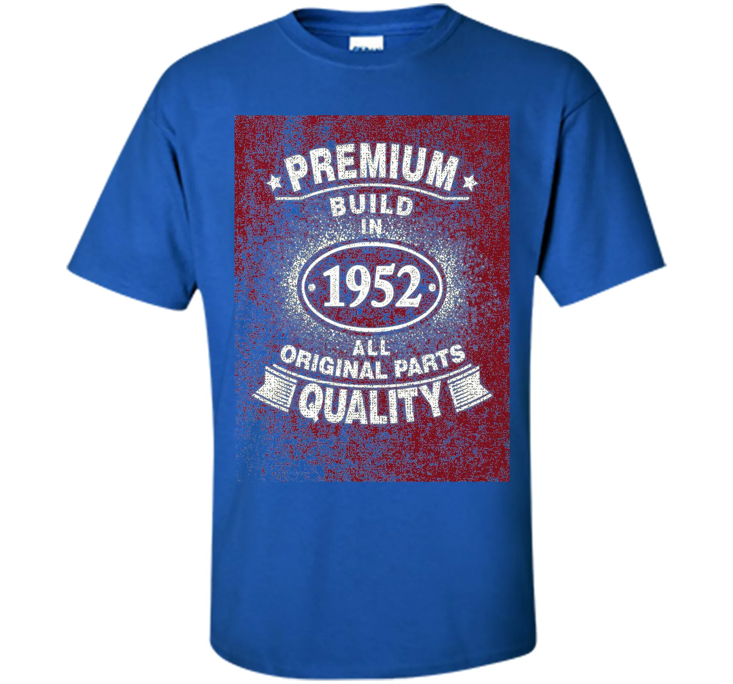 64 Years Old Build In 1952 Birthday Distressed Gift T-Shirt