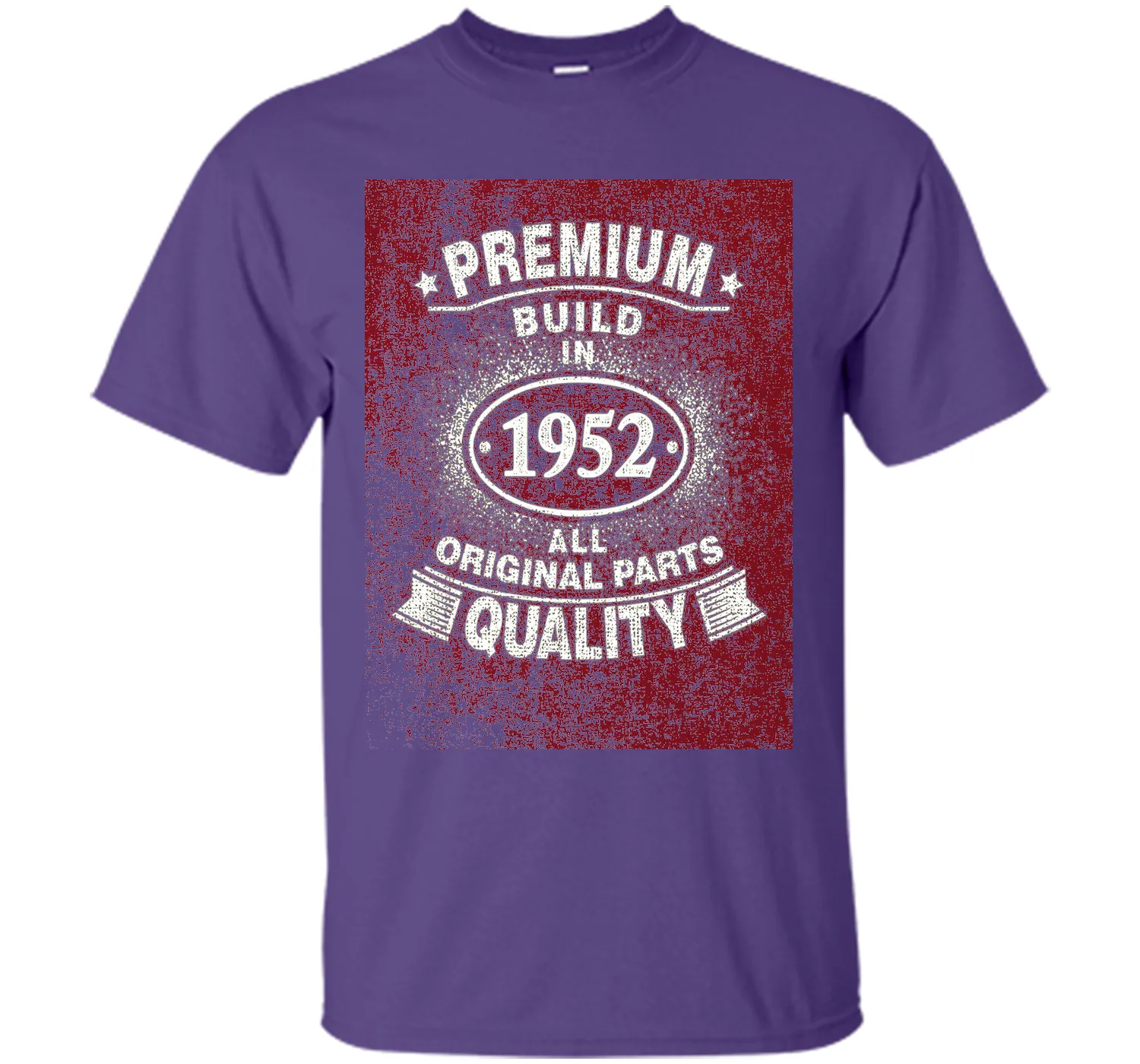 64 Years Old Build In 1952 Birthday Distressed Gift T-Shirt