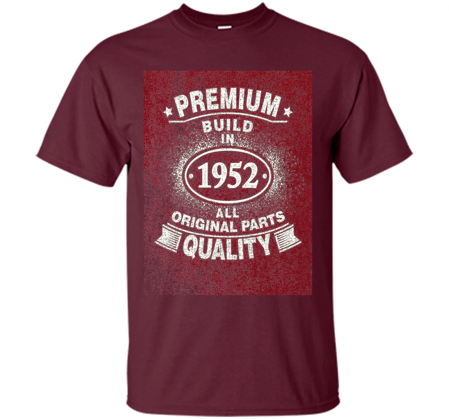 64 Years Old Build In 1952 Birthday Distressed Gift T-Shirt