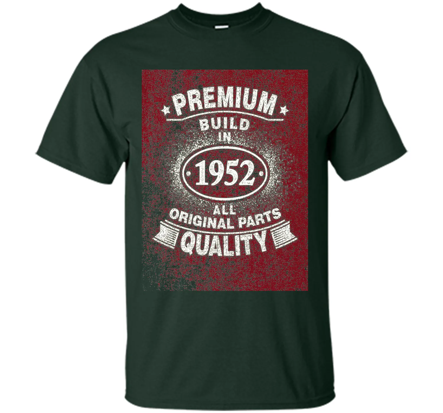 64 Years Old Build In 1952 Birthday Distressed Gift T-Shirt