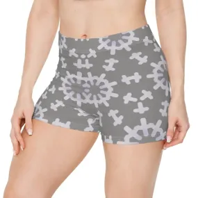 Abstract Pattern Moisture Wicking Women's Shorts