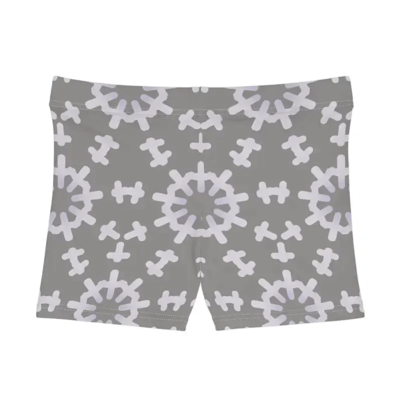 Abstract Pattern Moisture Wicking Women's Shorts