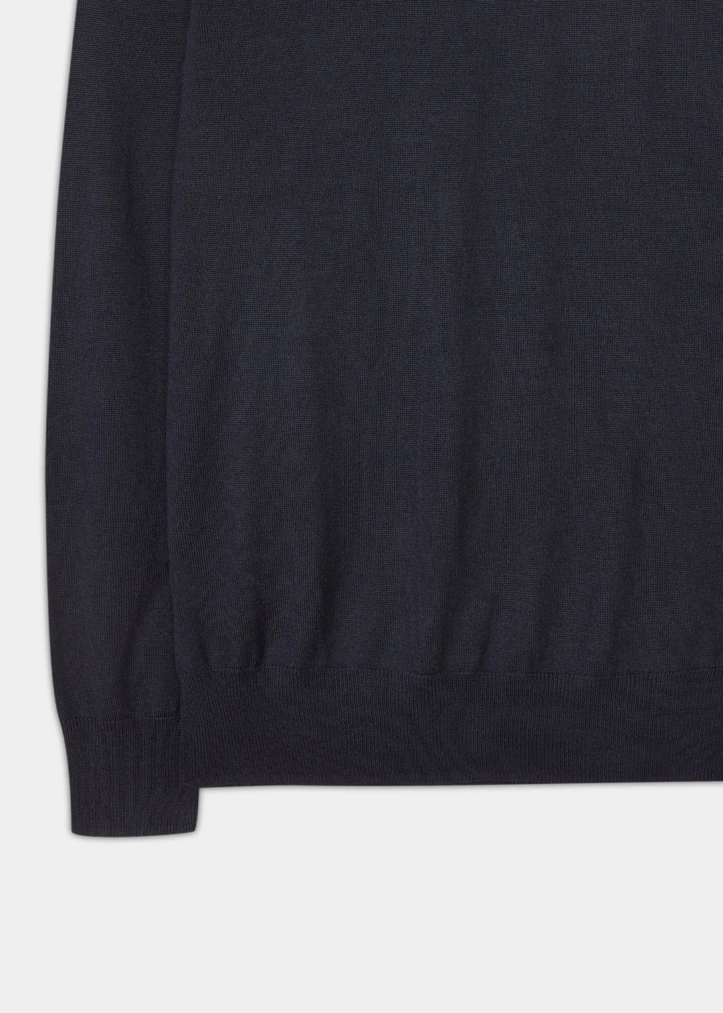 Alan Paine - Linton Merino Long Sleeve Roll Neck - Dark Navy
