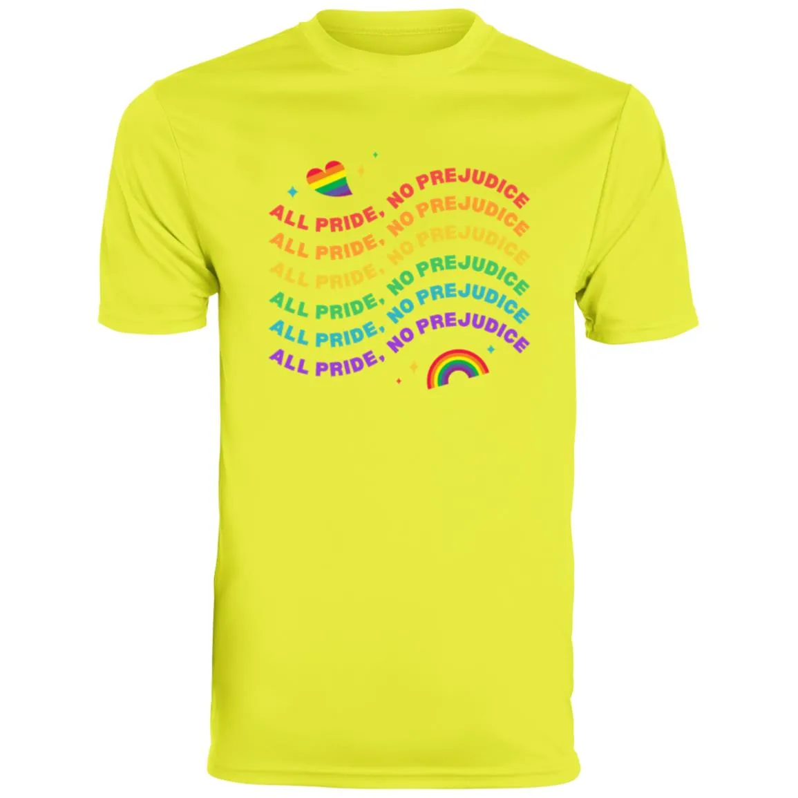All Pride No Prejudice -- CLOSEOUT -- Men's Moisture-Wicking Tee