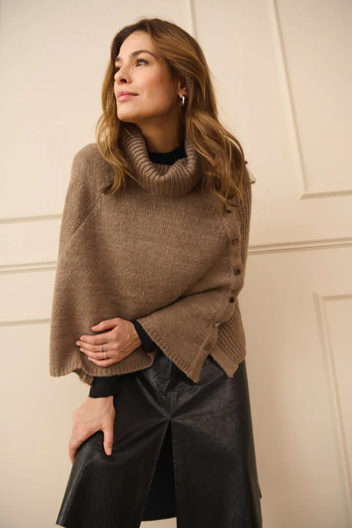 Asti Knit Poncho