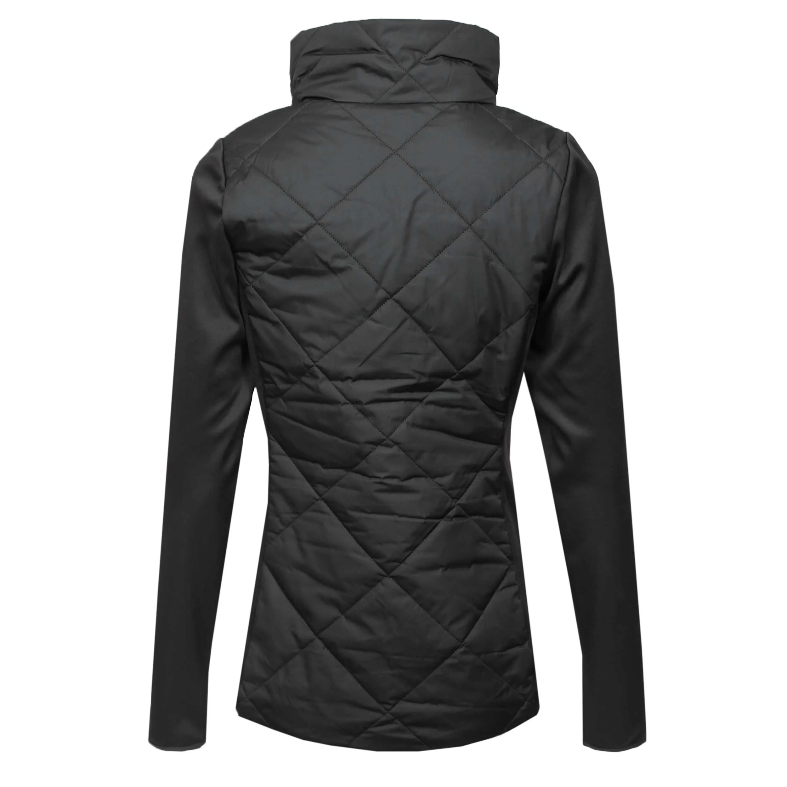 Barbour Rubins Ladies Quilted Sweat Top in Black