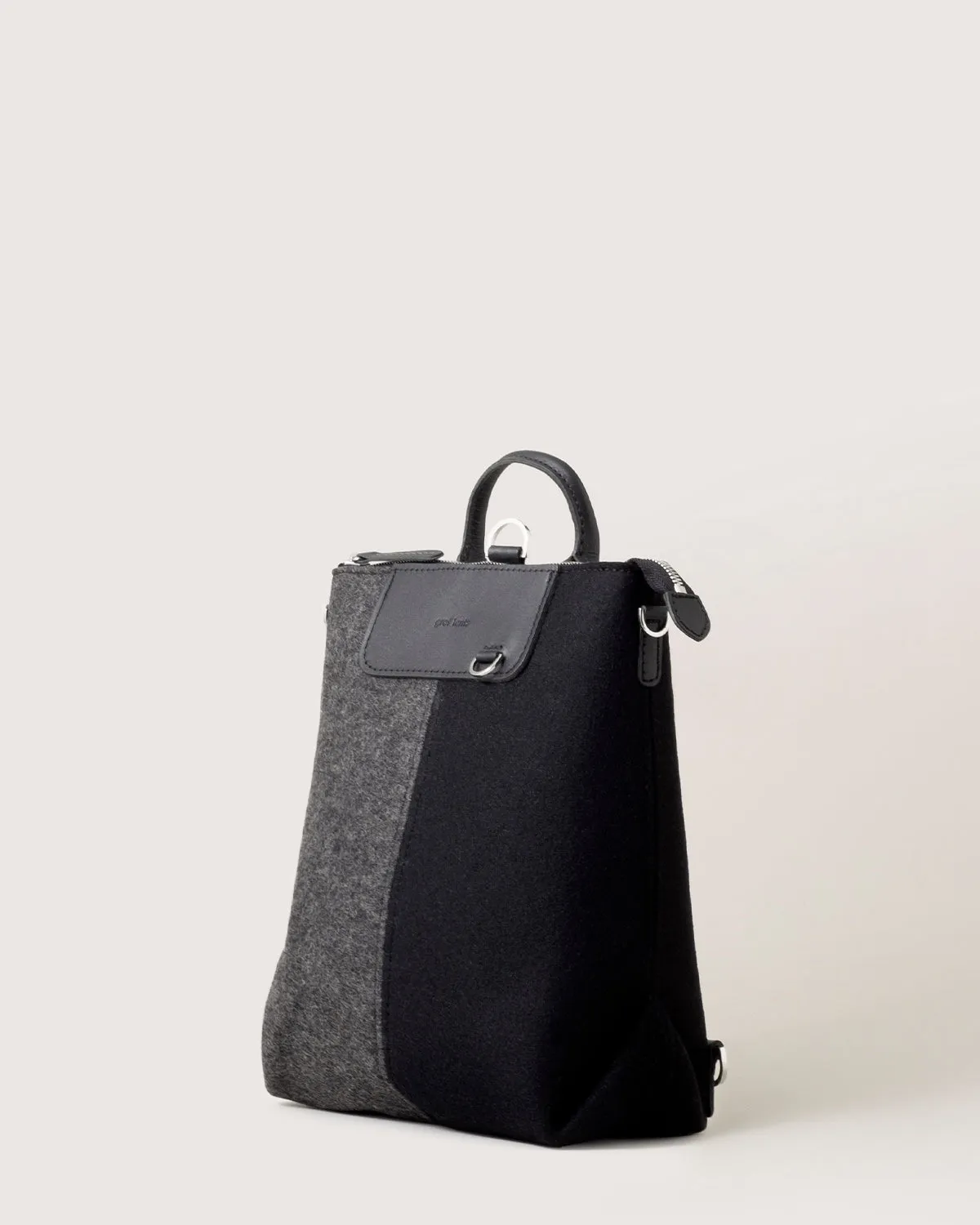 Bedford Merino Wool Midi Colorblock Backpack