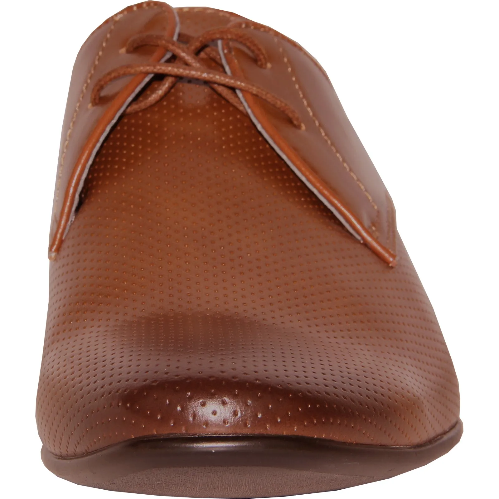BRAVO Men Dress Shoe KLEIN-1 Oxford Shoe Tan