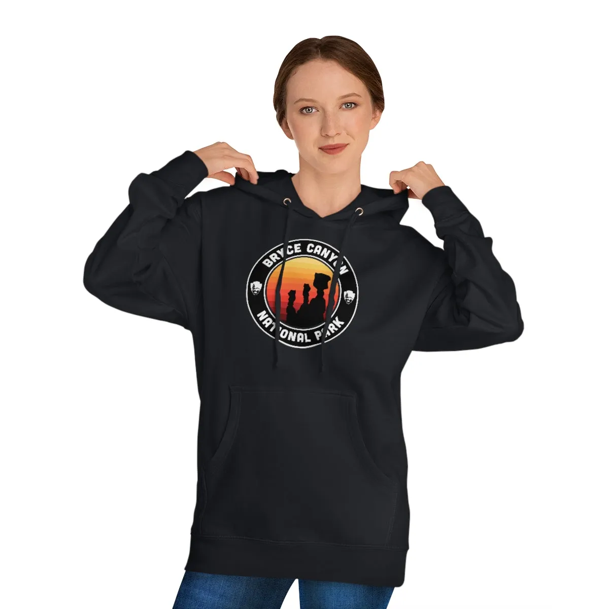 Bryce Canyon National Park Hoodie - Round Emblem Design