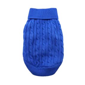 Cable Knit Sweater | Riverside Blue