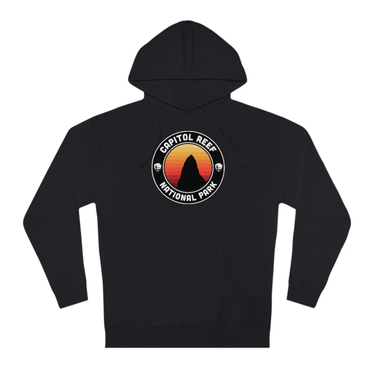 Capitol Reef National Park Hoodie - Round Emblem Design