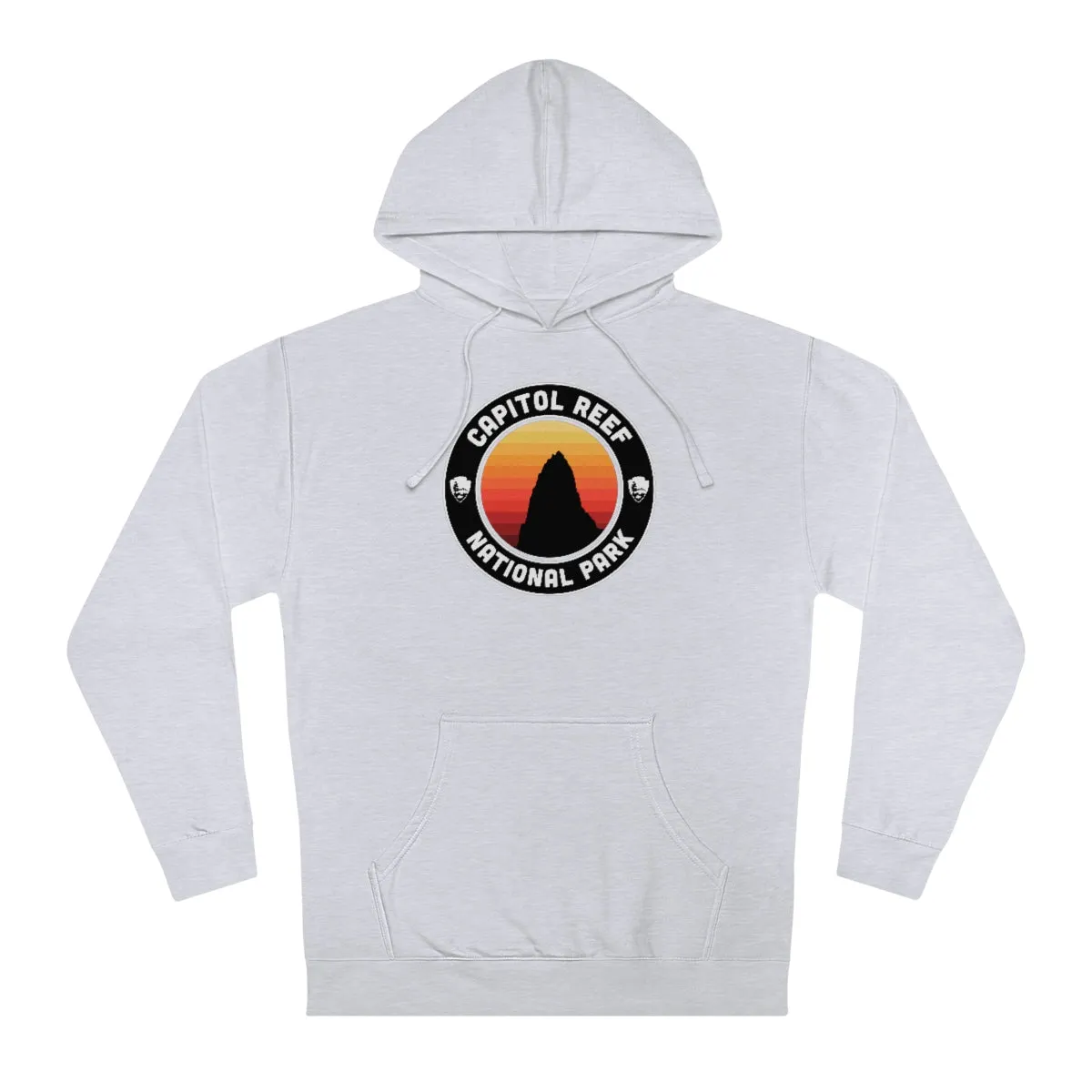 Capitol Reef National Park Hoodie - Round Emblem Design