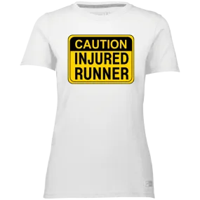 CAUTION INJURED RUNNER Ladies’ Essential Dri-Power Tee