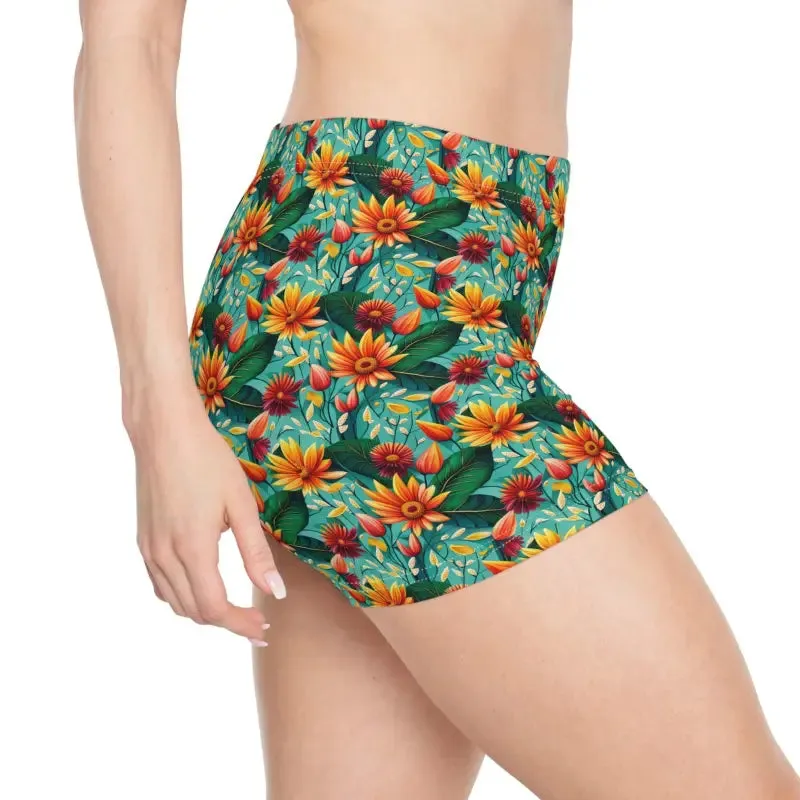 Chic Womens Shorts Moisture Wicking Summer Vibes