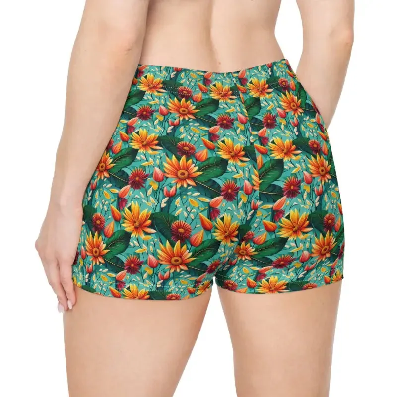 Chic Womens Shorts Moisture Wicking Summer Vibes