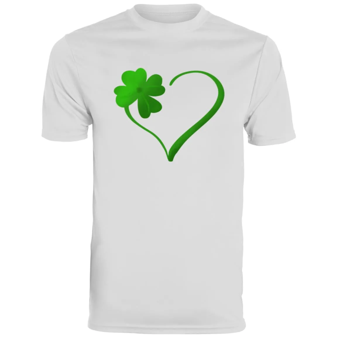 Clover Heart -- Men's Moisture-Wicking Tee