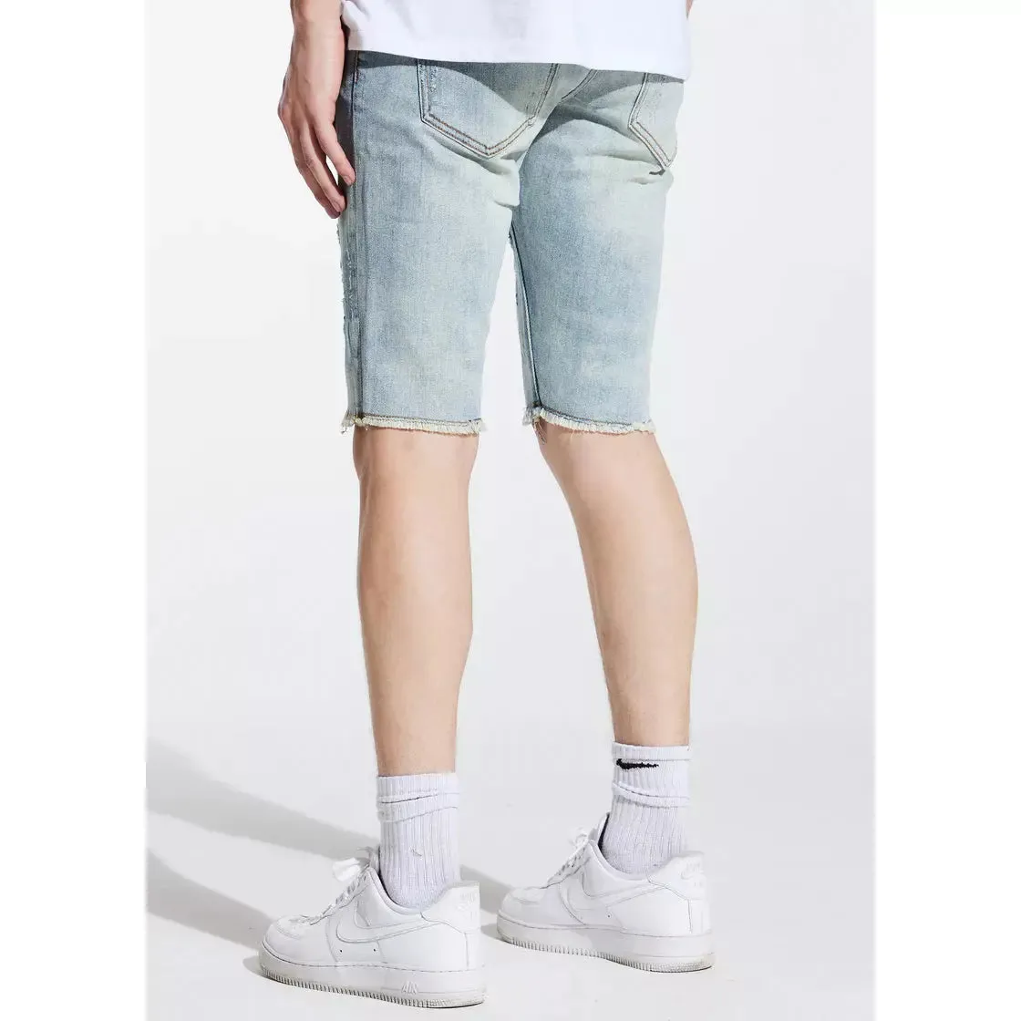 Crysp Denim Light Wash Asher Shorts (CRYSPSP221-130)