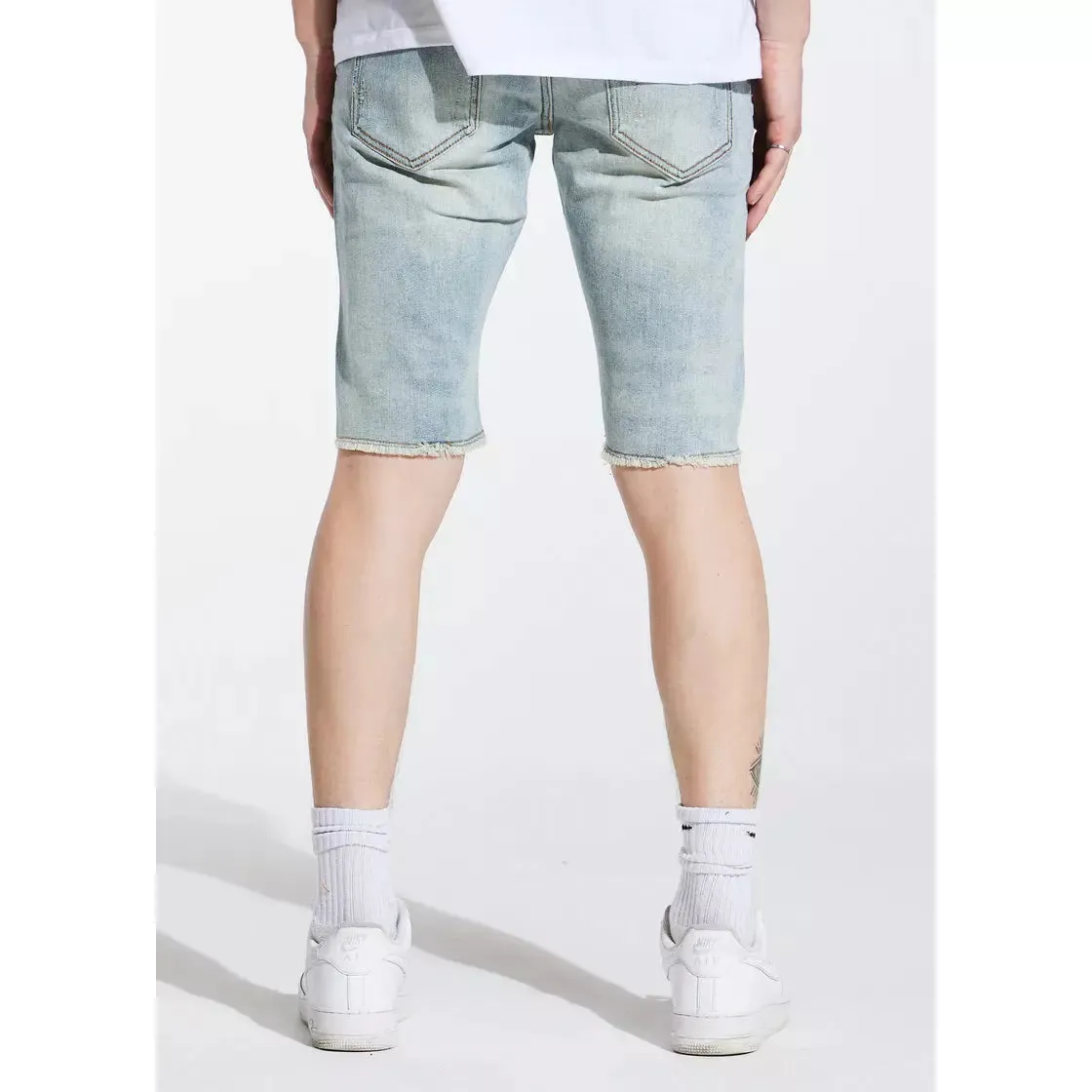 Crysp Denim Light Wash Asher Shorts (CRYSPSP221-130)