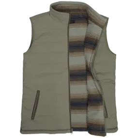 'Dakota Grizzly' Men's Bennett Reversible Vest - Verde