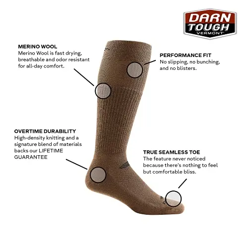 Darn Tough (T3005) Tactical OTC Lightweight with Cushion Sock