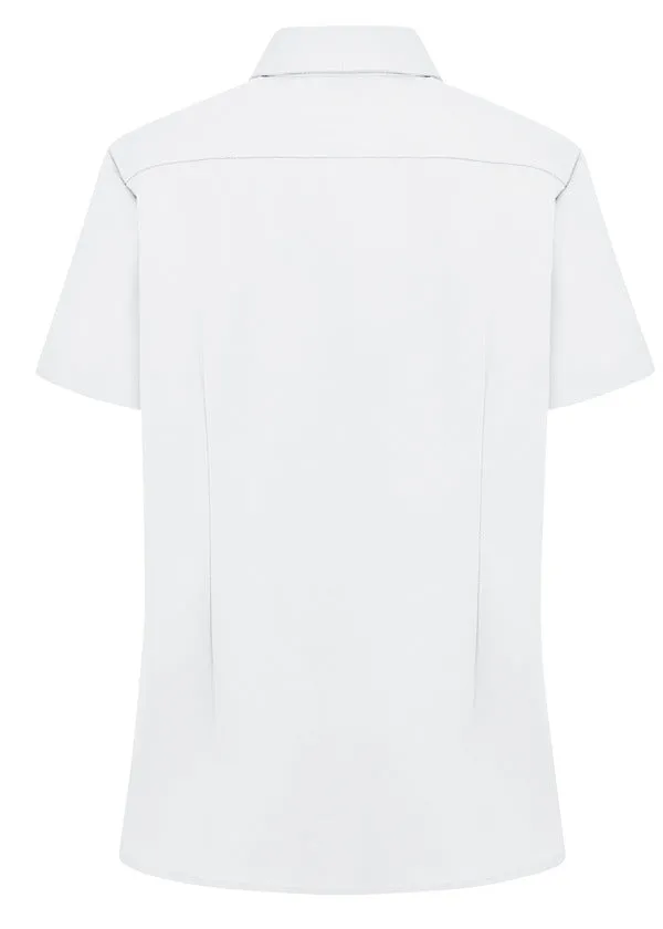Dickies® Women’s Short-Sleeve Stretch Oxford Shirt