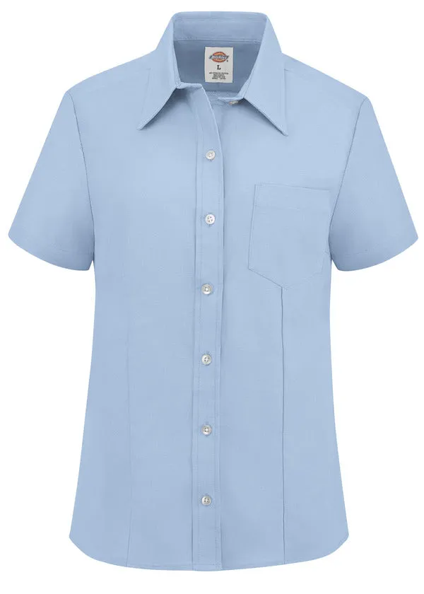 Dickies® Women’s Short-Sleeve Stretch Oxford Shirt