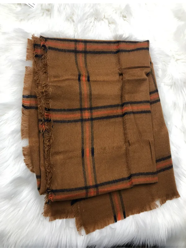 Distressed Blanket Scarfs