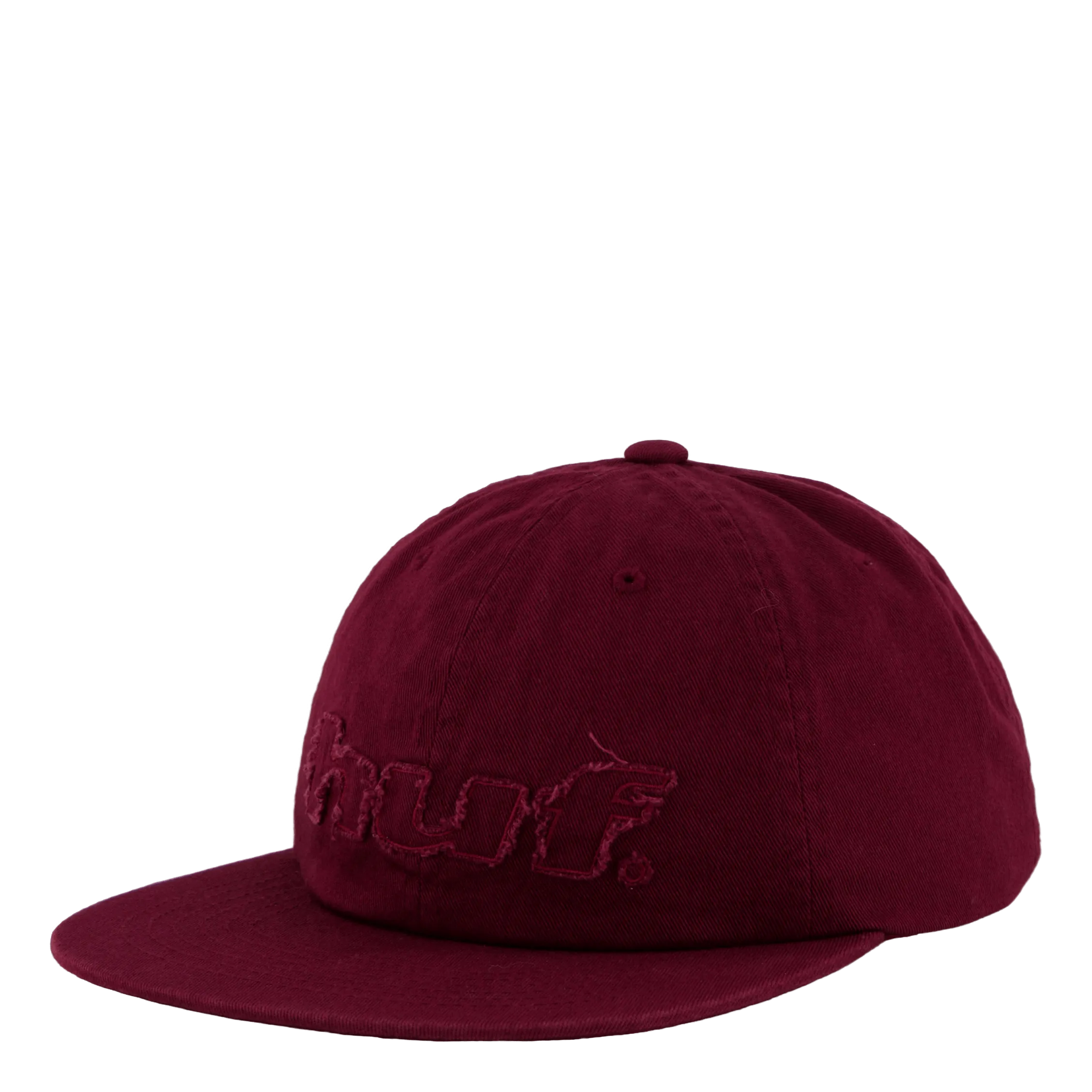 Distressed Logo 5 Panel Hat Raisin