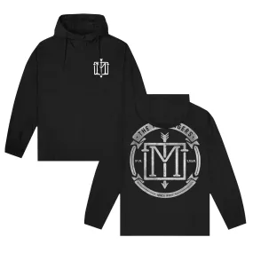 Emblem Black Windbreaker Jacket