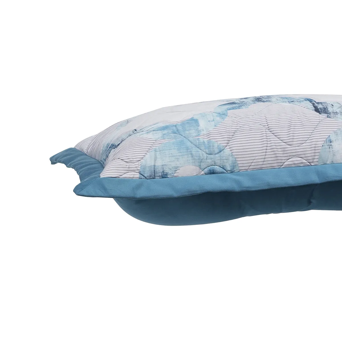 Enchanted Harmony Ogee Flent Quilted Pillow Sham Set Of 2