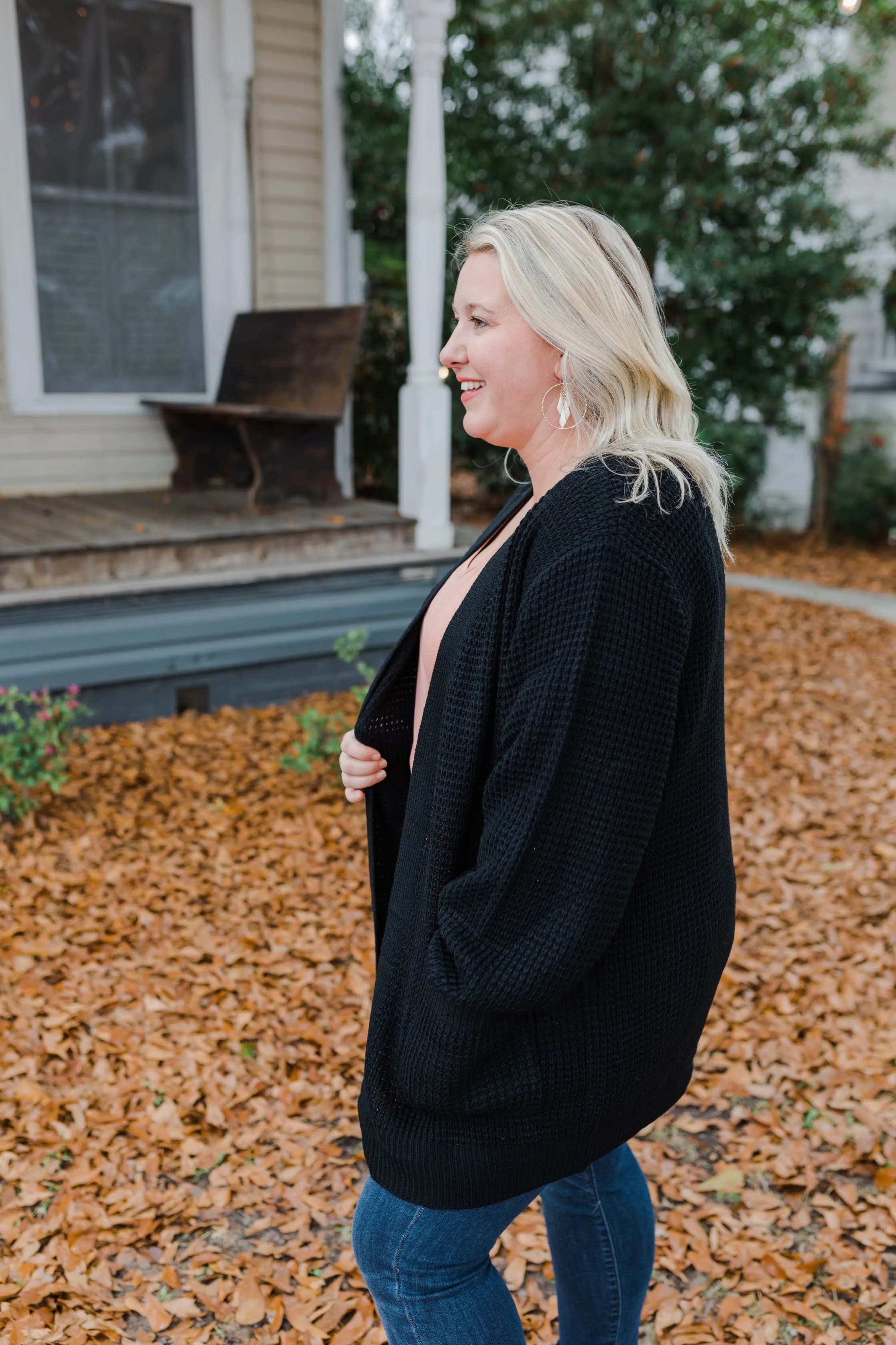 Every Jane Waffle Knit Cardigan