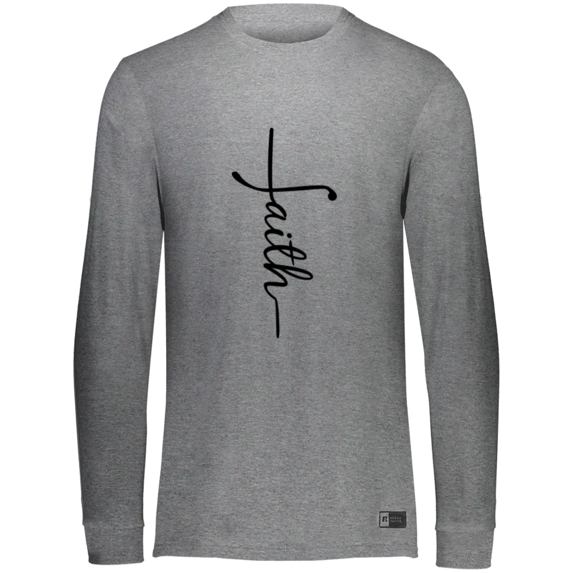 Faith Essential Dri-Power Long Sleeve Tee, Teacher Tee, Women's Shirt, Teacher Shirt, Unisex Fit