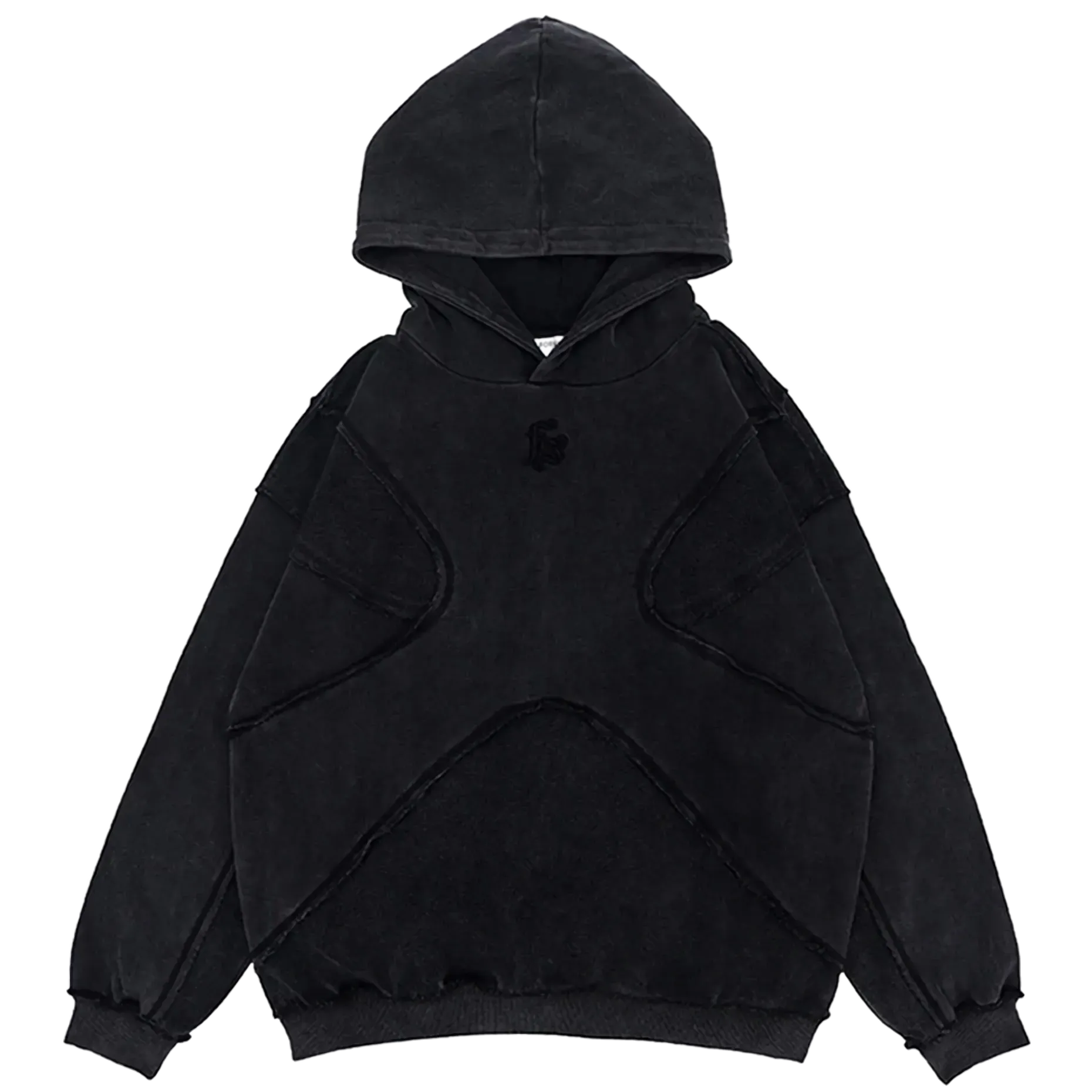 FS 'Escape' Raw Cut Distressed Cotton Hoodie