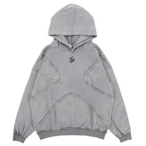 FS 'Escape' Raw Cut Distressed Cotton Hoodie