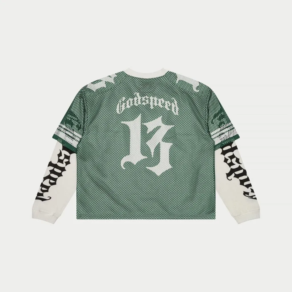 GODSPEED TD Layered Jersey (Green/White)