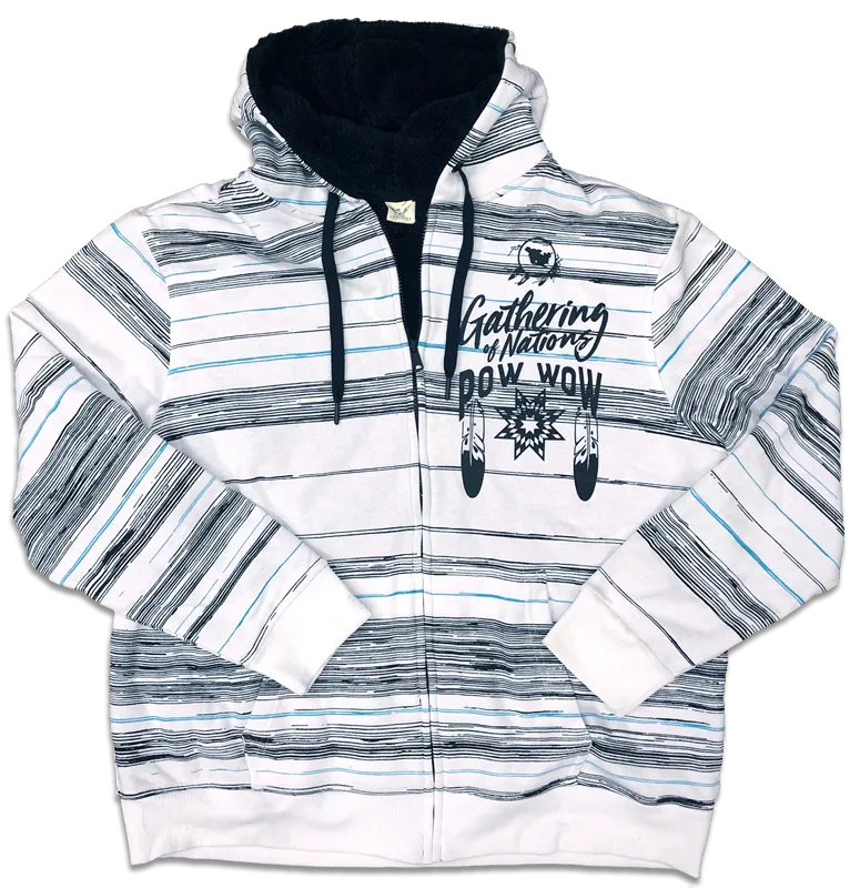 GON Striped Sherpa Hoody