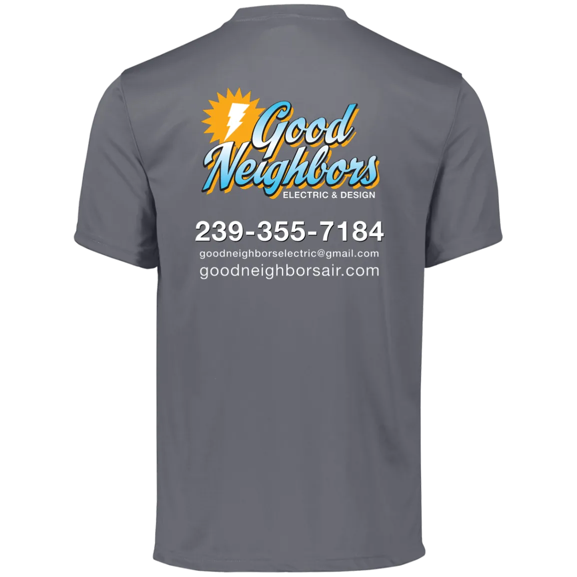 Good Neighbors Electric 790 Men's Moisture-Wicking Tee