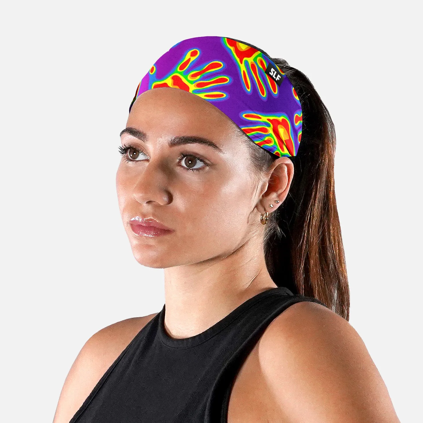 Hands Pattern Thermal Colors Headband
