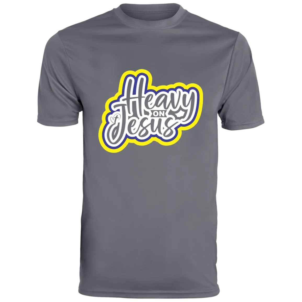 HEAVY ON JESUS Moisture-Wicking Tee