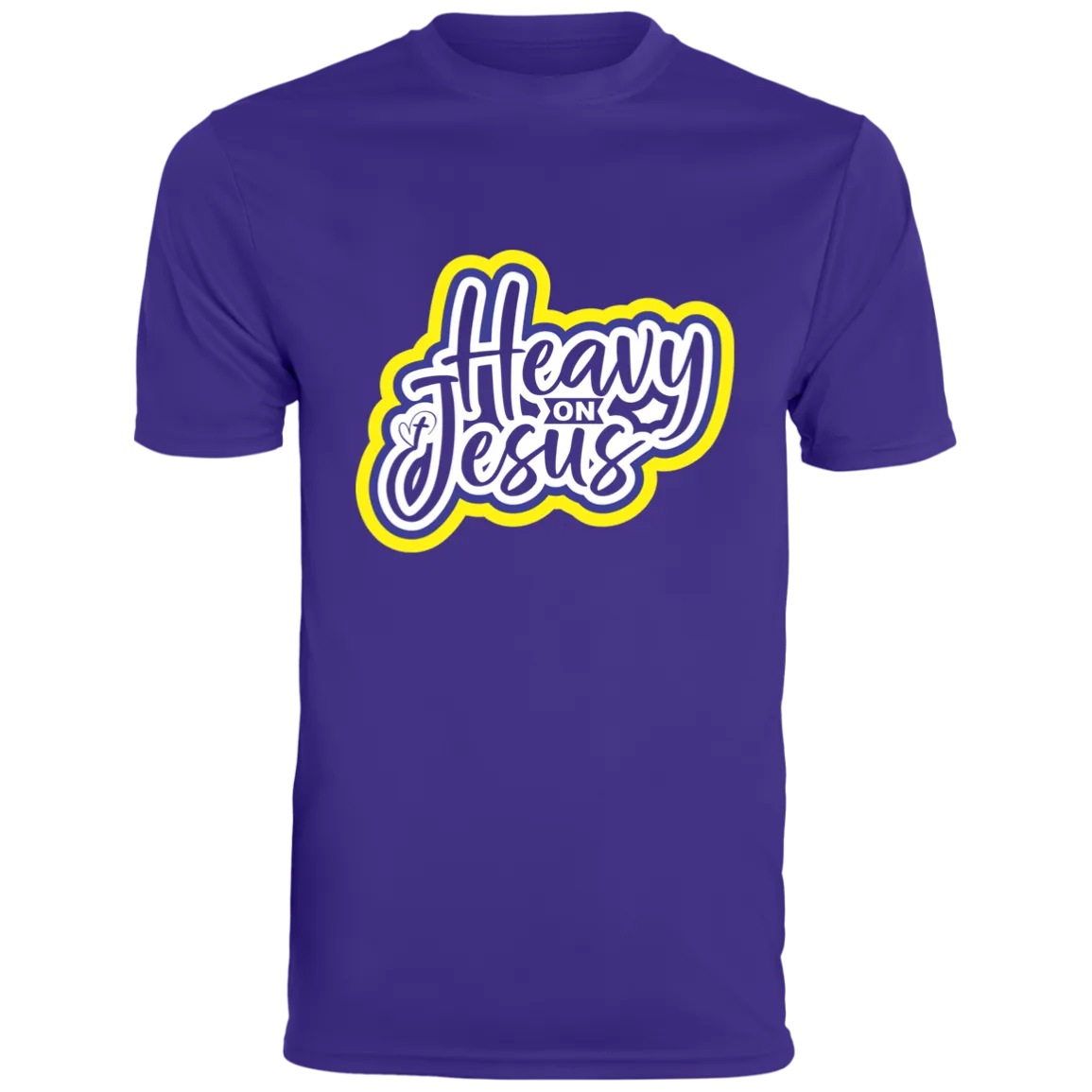 HEAVY ON JESUS Moisture-Wicking Tee