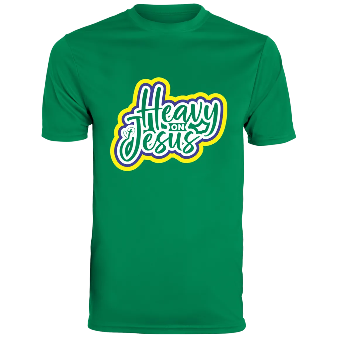 HEAVY ON JESUS Moisture-Wicking Tee