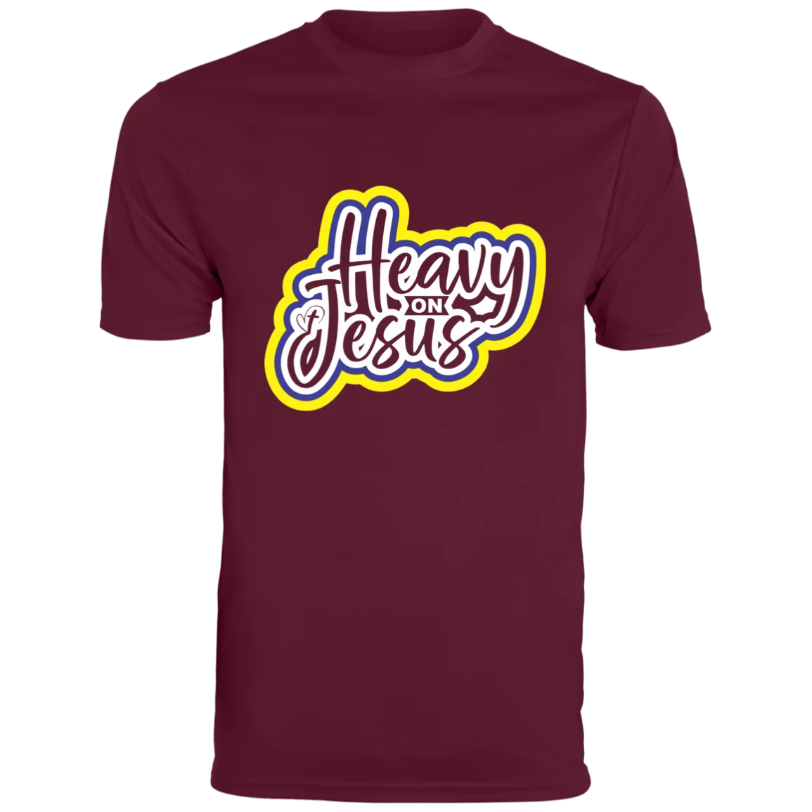 HEAVY ON JESUS Moisture-Wicking Tee