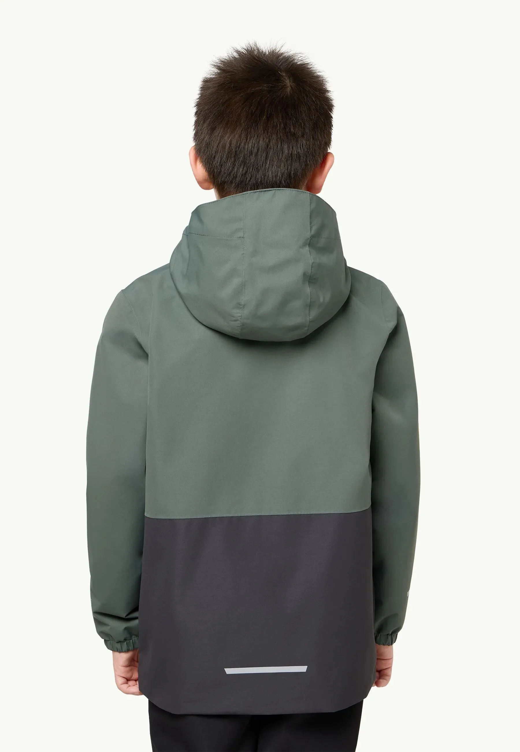 Jack Wolfskin Snowy Days Jacket Kids Slate Green Black