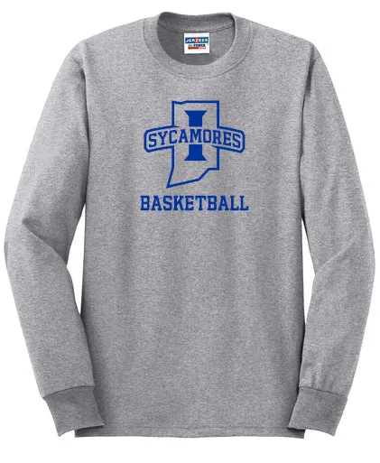 Jerzees - Dri-Power 50/50 Cotton/Poly Long Sleeve T-Shirt- Basketball