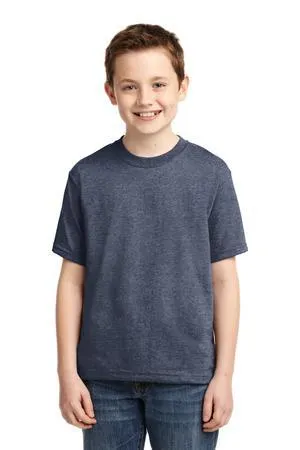 JERZEES?? - Youth Dri-Power?? 50/50 Cotton/Poly T-Shirt Vintage Heather Navy.21037
